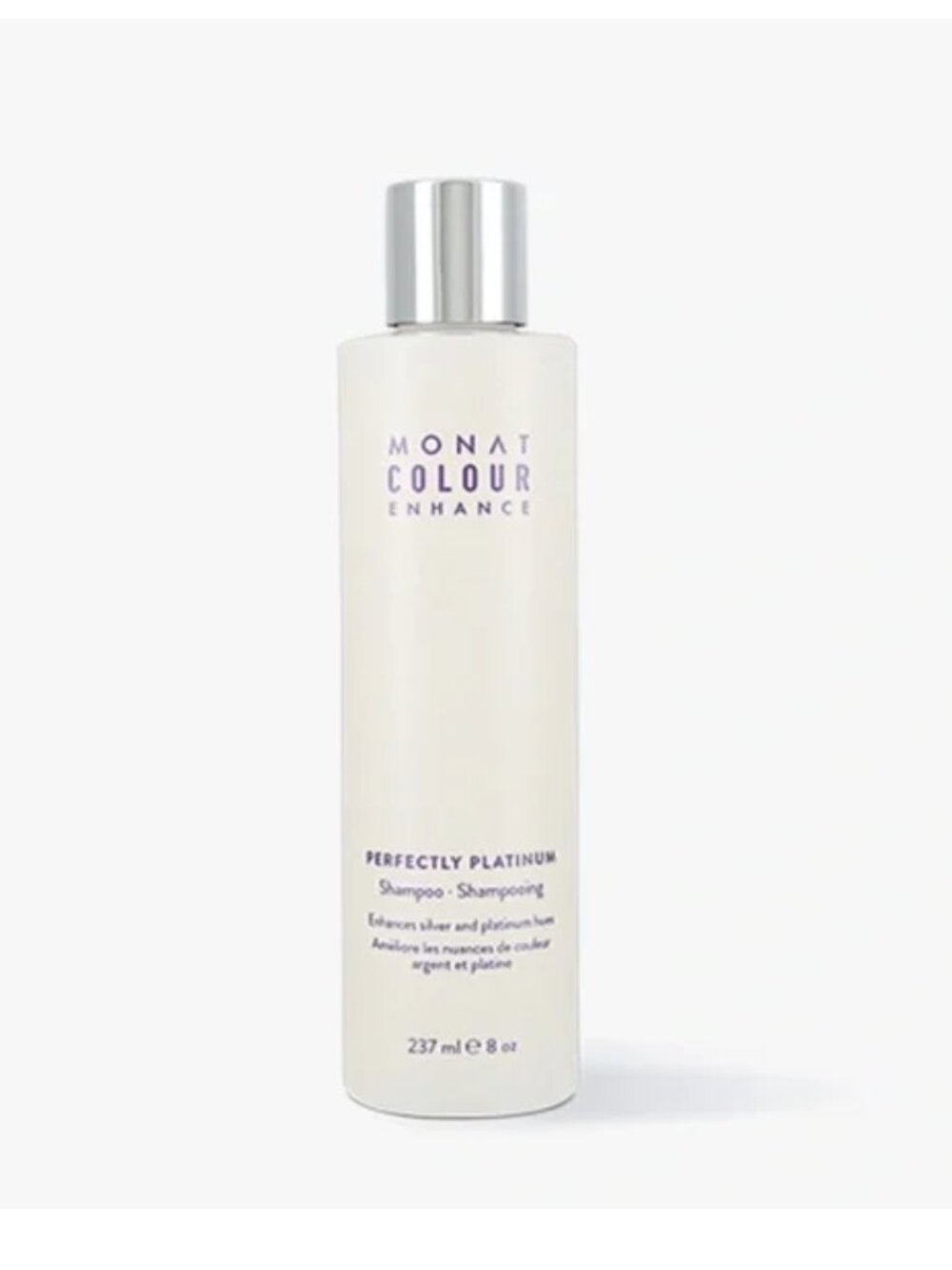 New Monat Colour Enhance Perfectly Platinum Blonde Purple Shampoo